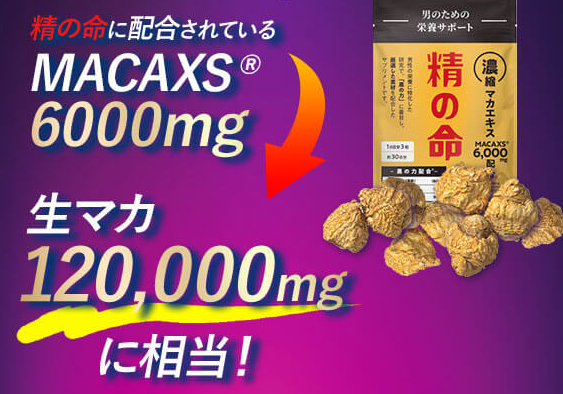 20倍濃縮マカエキス「MACAXS」